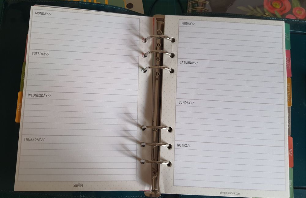 Agendas Financeira ou anual não datadas