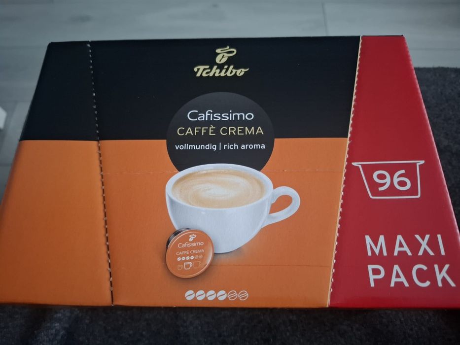 Kapsułki Tchibo caffisimo crema pomarańczowe  57sztuk