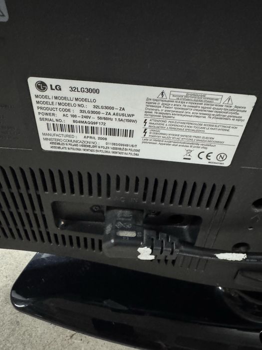 Vendo TV LG 32 Model 3000