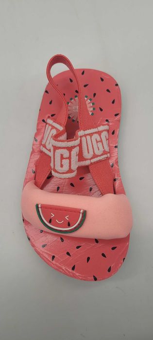 Дитячі сандалі UGG (з кавуновим принтом), 23,5 розмір (14 см)