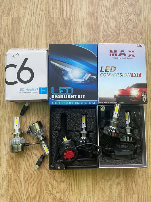 H7 LED лед лампа з кулером