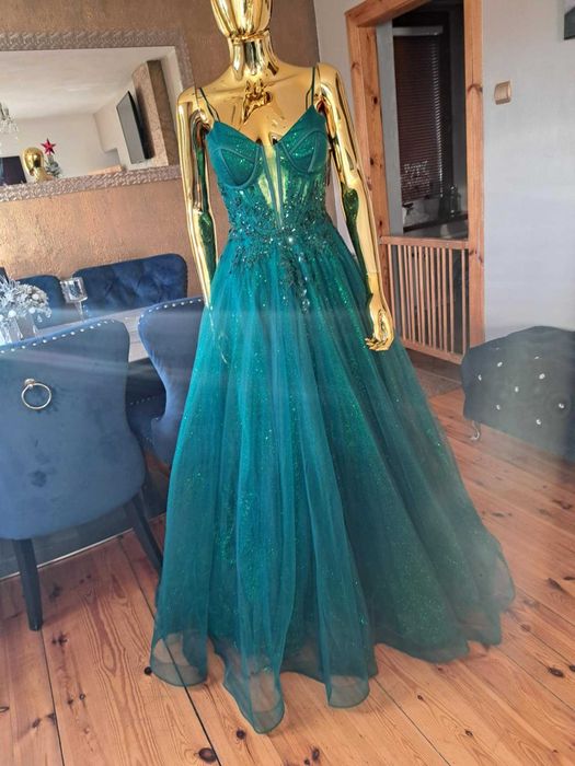 Zjawiskowa suknia Paradise Glamour Emerald dla barbaragolec8