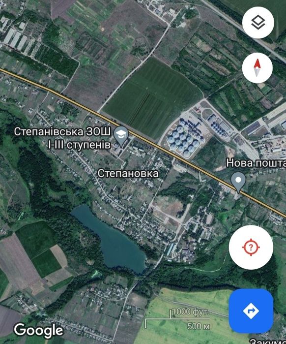 Участок земли под строительство