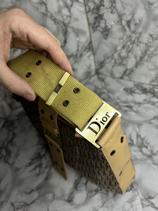 Сумка кожаная Cristian Dior  винтаж номерная
