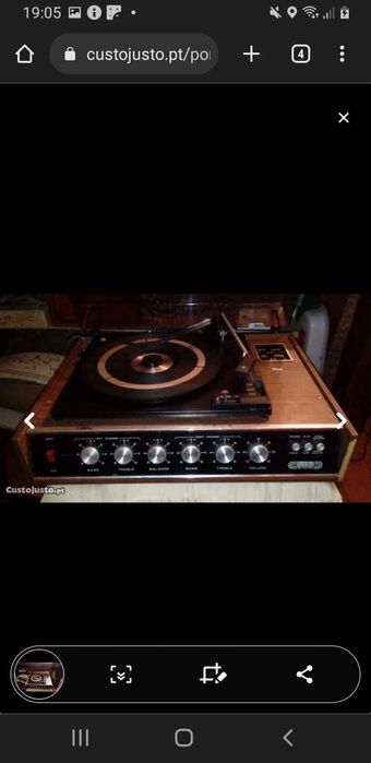 gira discos  stereorama da readers digest em madeira antigo