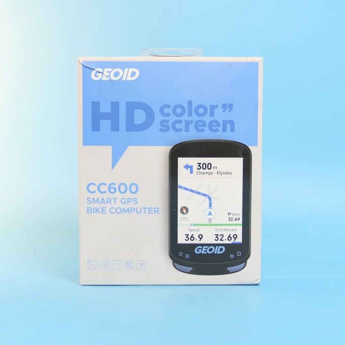 Велокомпьютер GEOID CC600: GPS навигация, цветной экран, WiFi, Bluetooth, ANT+, IPX7