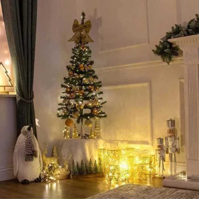 CHOINKA SZTUCZNA GĘSTA jak żywa sosna zielona drzewko choinki 90 cm