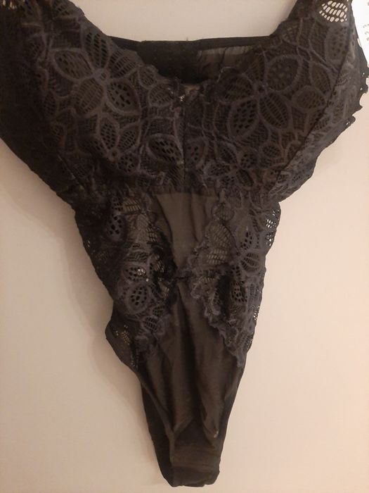 Body koronkowe czarne S/M