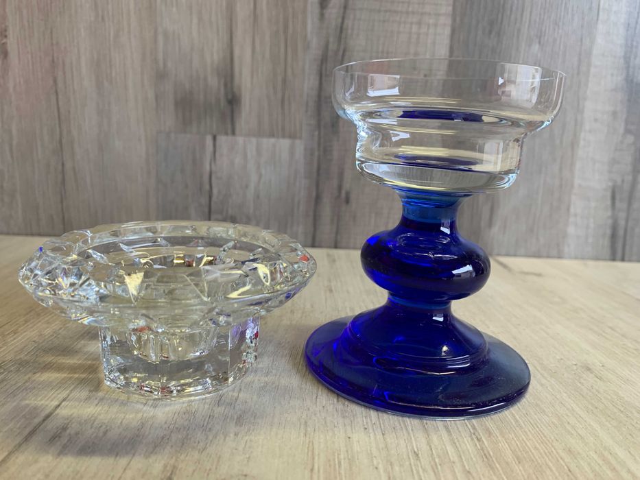 Подсвечники стекло цветное