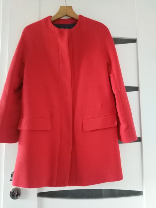 Czerwony płaszczyk Zara rozm. S