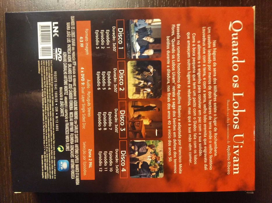 Séries DVD: Sombras em Palm Springs, Head Case, Eureka, ...