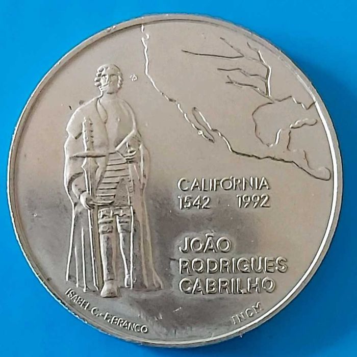 200$00 de1992  III  série Descobrimentos,  Califórnia