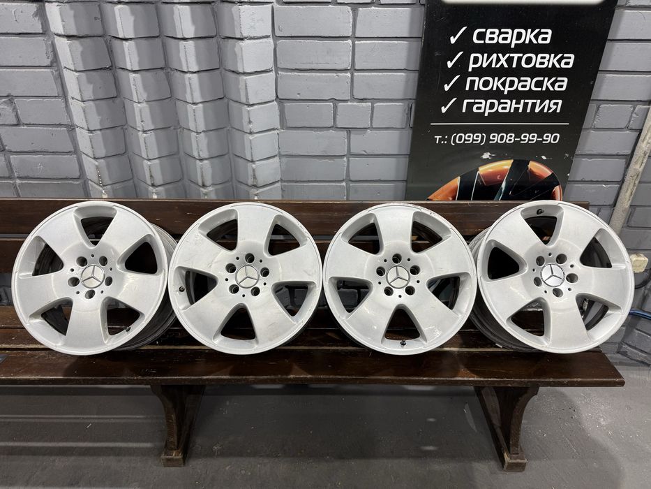 99 Литые оригинальные диски Mercedes W221 5/112 R17 et43