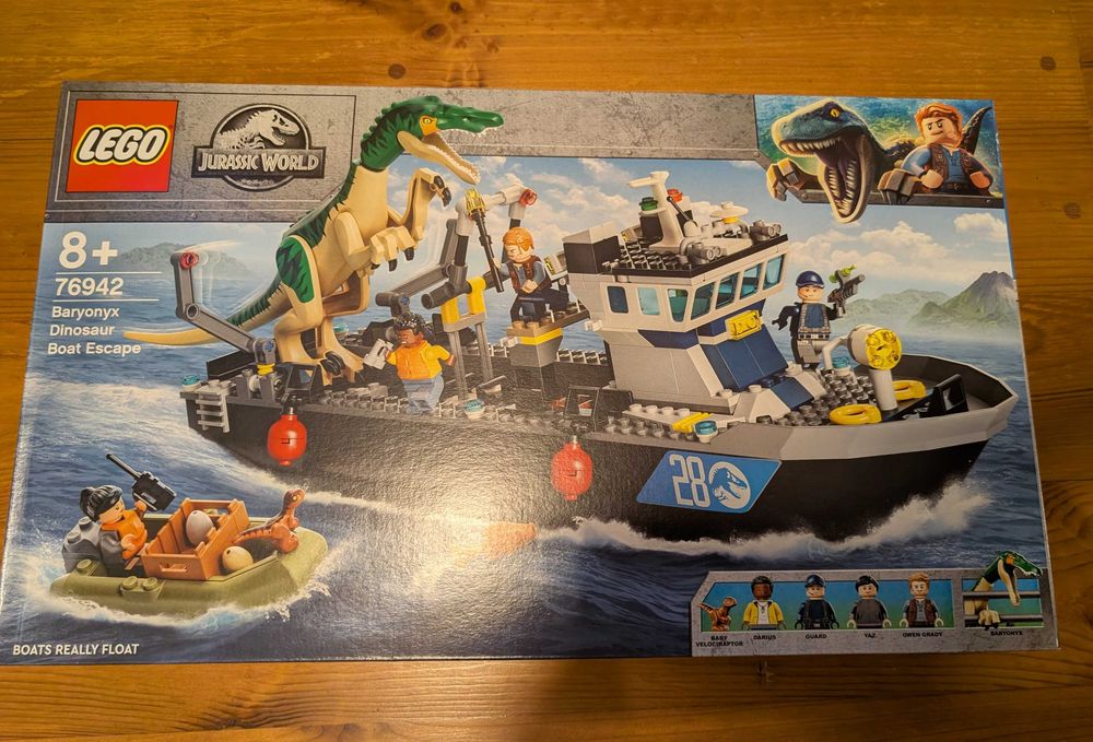 LEGO Jurassic World o numerze 76942 Barionyks