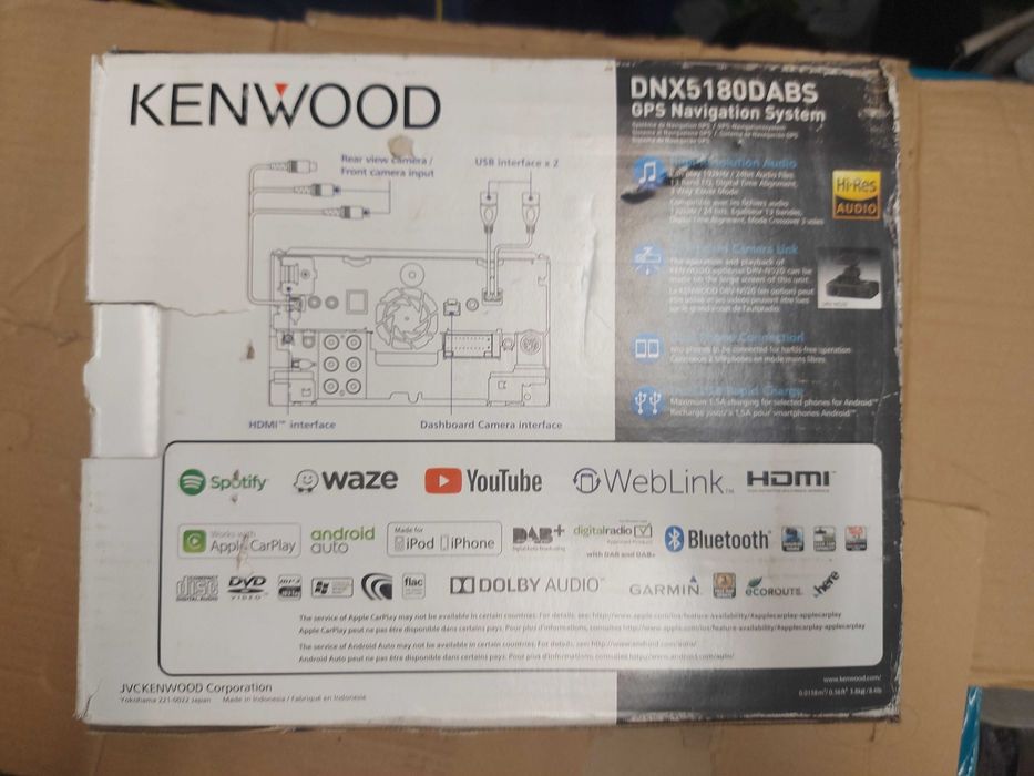 Radio Kenwood z nawigacją DNX5 180DABS-sprzedam