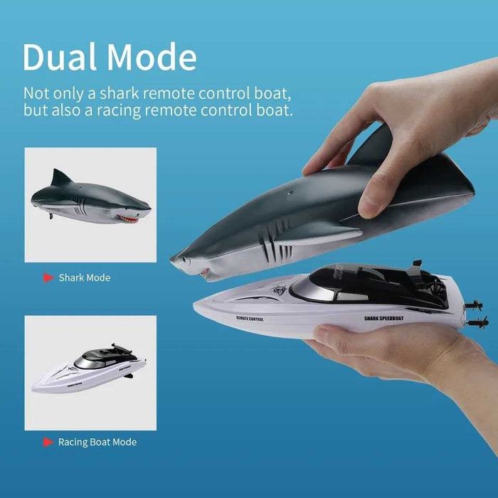 Катер на пульте управления SHARK - игрушка на радиоуправлении