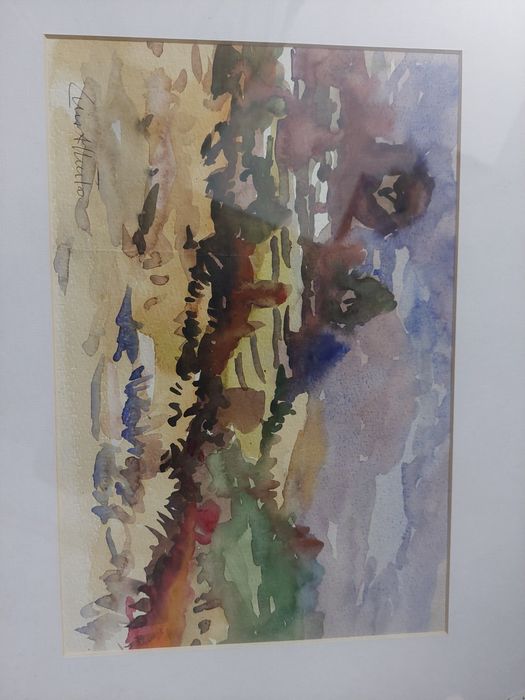 Aguarela sobre papel Luis Alberto