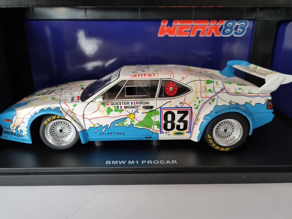 BMW M1 Procar #83 24h LeMans 1980 WERK83 1:18