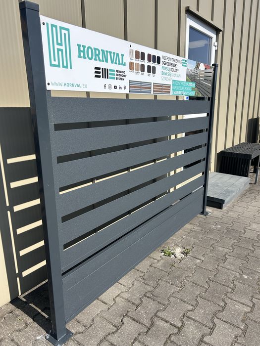 Metalowe  panele ogrodzeniowe  HORNVAL 120 x 200
