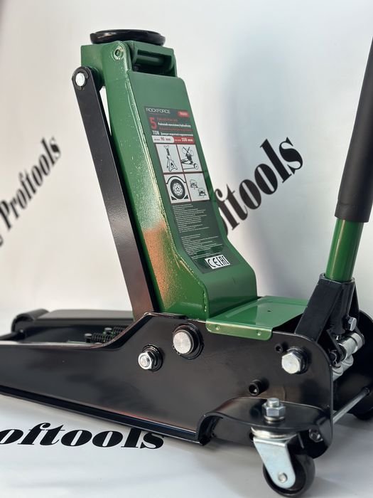 Домкрат підкатний 2-поршня 5т 90мм-575мм ROCKFORCE RF-TR50001