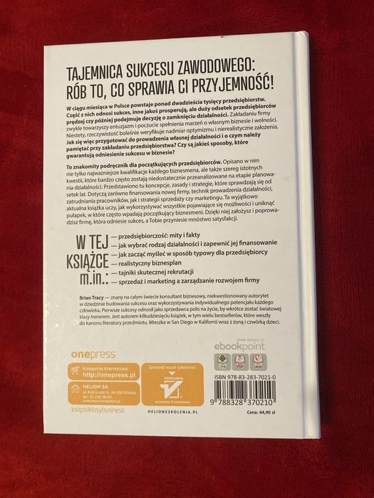 Przedsiębiorczość  Brian Tracy