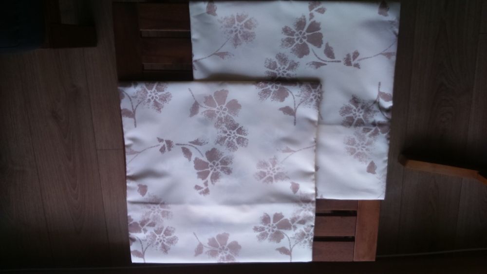 4 Poszewki na poduszki z ortalionu - na taras, do ogrodu