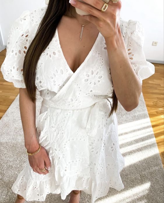 Vestido Bordado Inglês