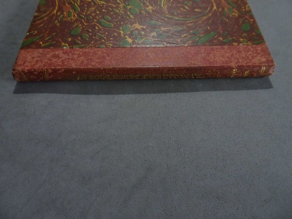 Antigo livro Emílio Salgari - Ao Polo Norte em Automóvel