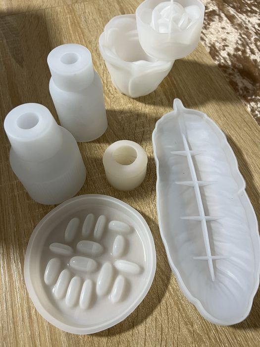 Moldes de silicone para gesso