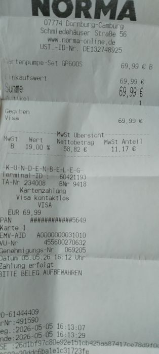Pompa ogrodowa Scheppach