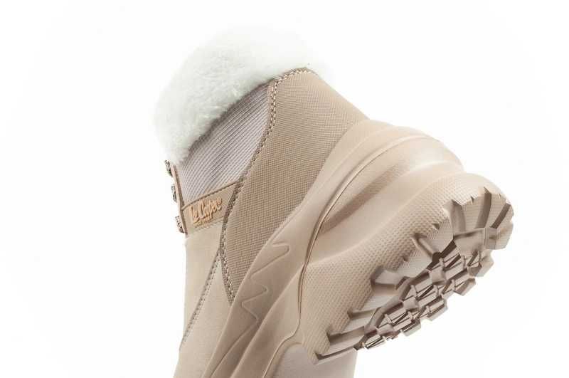 Lee Cooper zimowe trekkingowe Lee Cooper ocieplane beżowe r. 36-41