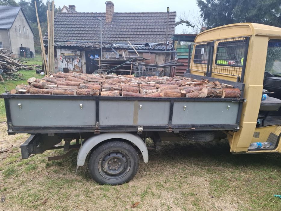 Drewno opałowe mieszane - pocięte i poukładane na aucie!!