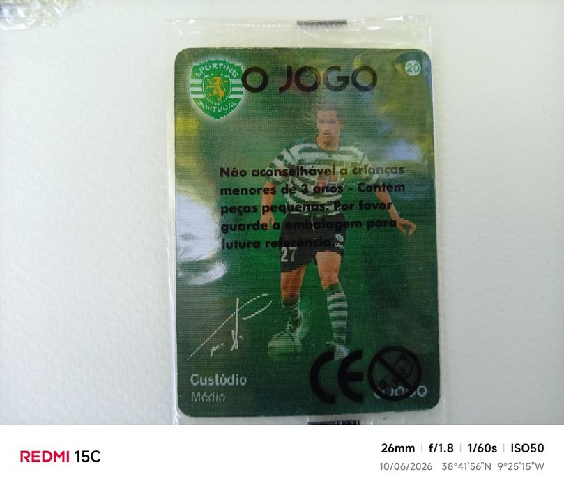 Coleção cartões Mágicos Sporting