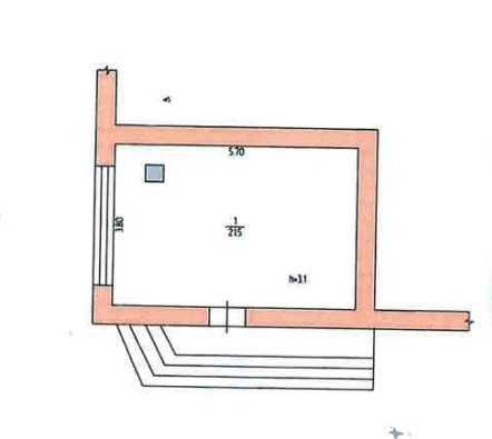Приміщення на першому поверсі, 21,5 м², вул. Незалежності, 42Е