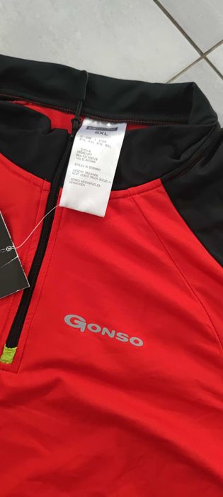 NIEUŻYWANA bluza rowerowa GONSO ! cienki polar ! 6XL !
