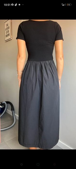 Vestido longo Stradivarius