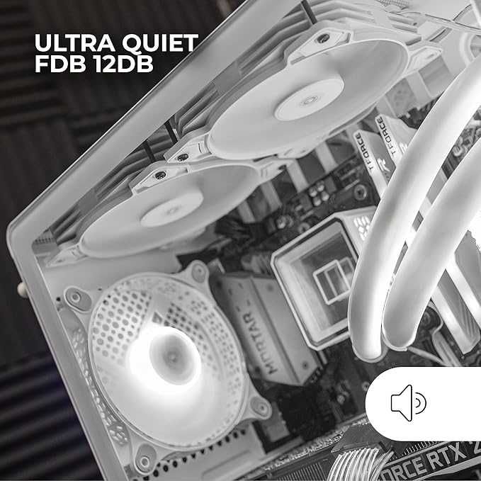 wentylator do komputera Mars Gaming MF-PWMX2 , 2 sztuki wiatraczek