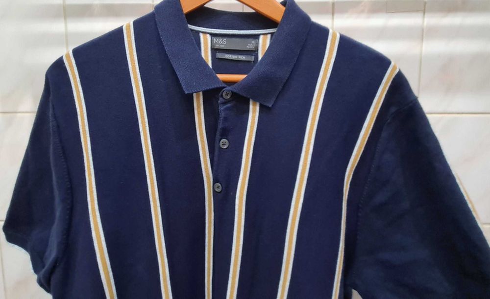 Мужское поло Marks & Spencer . Polo . Old money.  Autograph