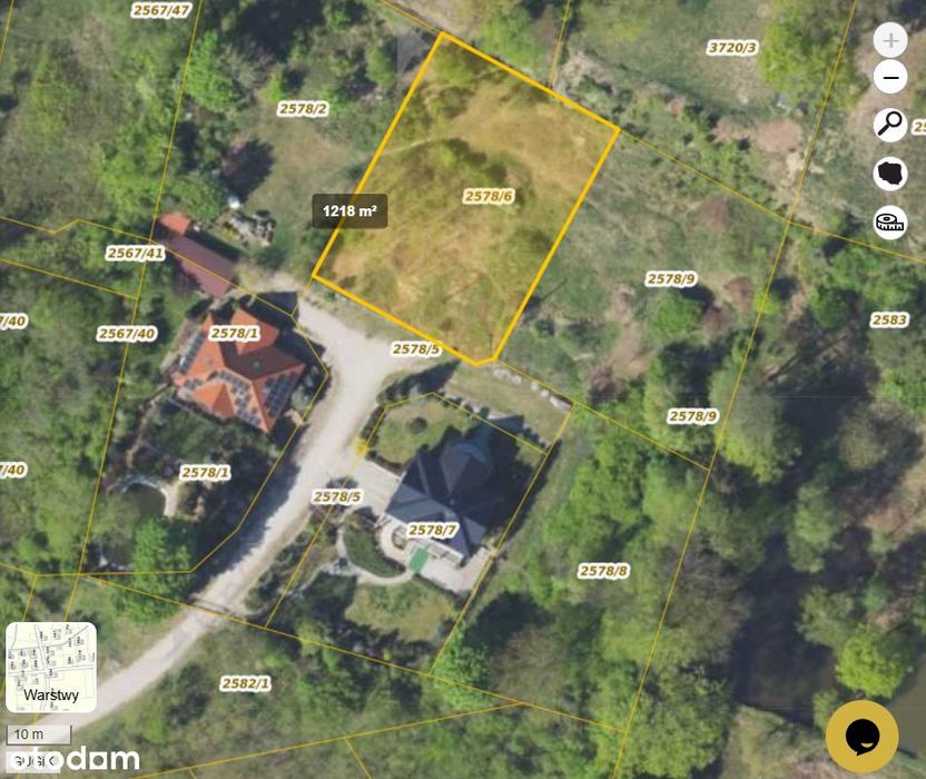 Sprzedam działkę budowlaną 1221 m² oraz 1274 m², Płock ul. Lisia - View 4