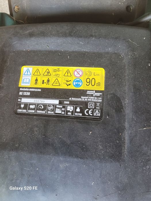 Kosiarka elektryczna z koszem