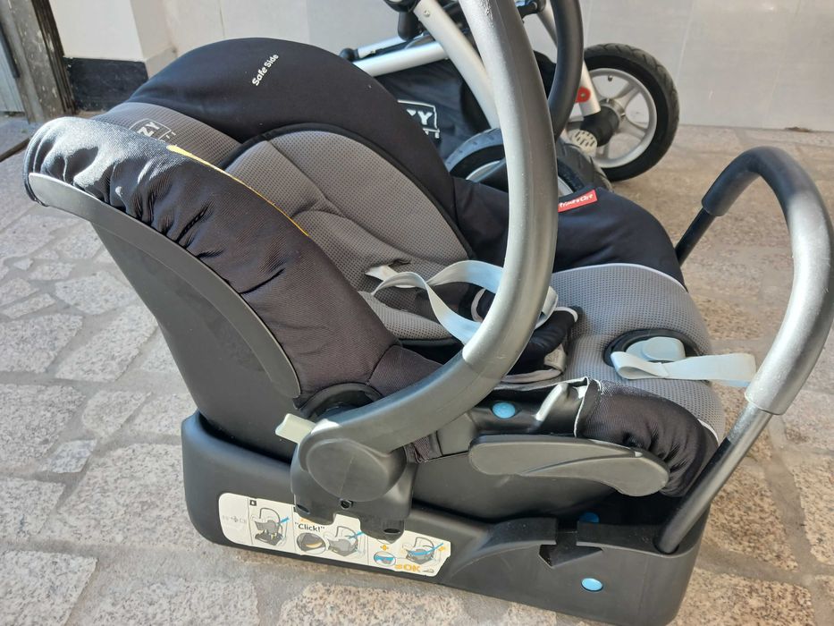 Vende-se carrinho de bebé e ovo Zippy