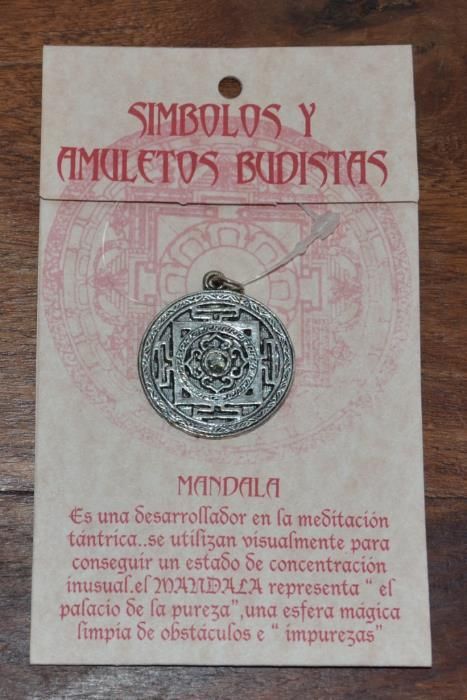 Símbolo Budista Mandala - Pendente para Colar