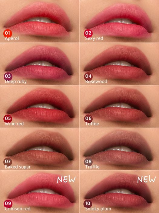 Тінт для губ luxvisage  lip tint aqua gel. З 01 - 08 тон