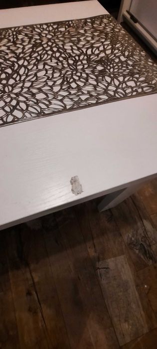 Ława stół biała nierozkładana