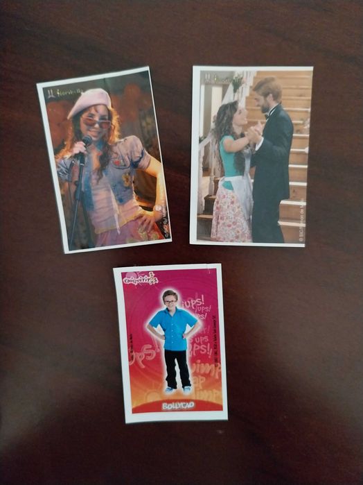 Lote 3 cromos autocolantes SIC, Floribela e Chiquititas, Bollycao