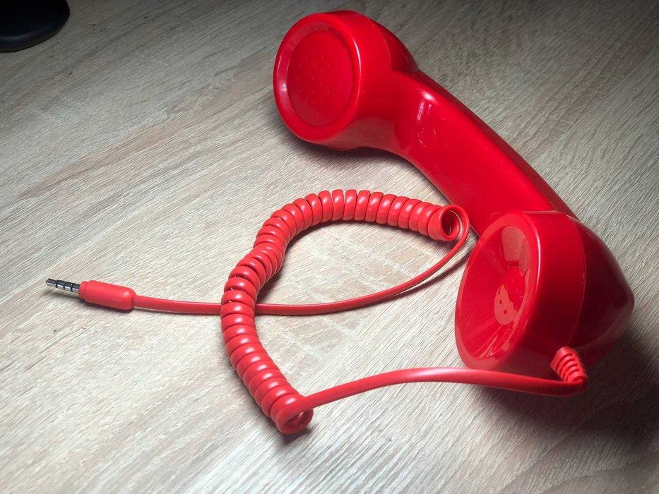 Ретро трубка для мобільного телефона, вінтаж, слухавка, подарунок 3,5