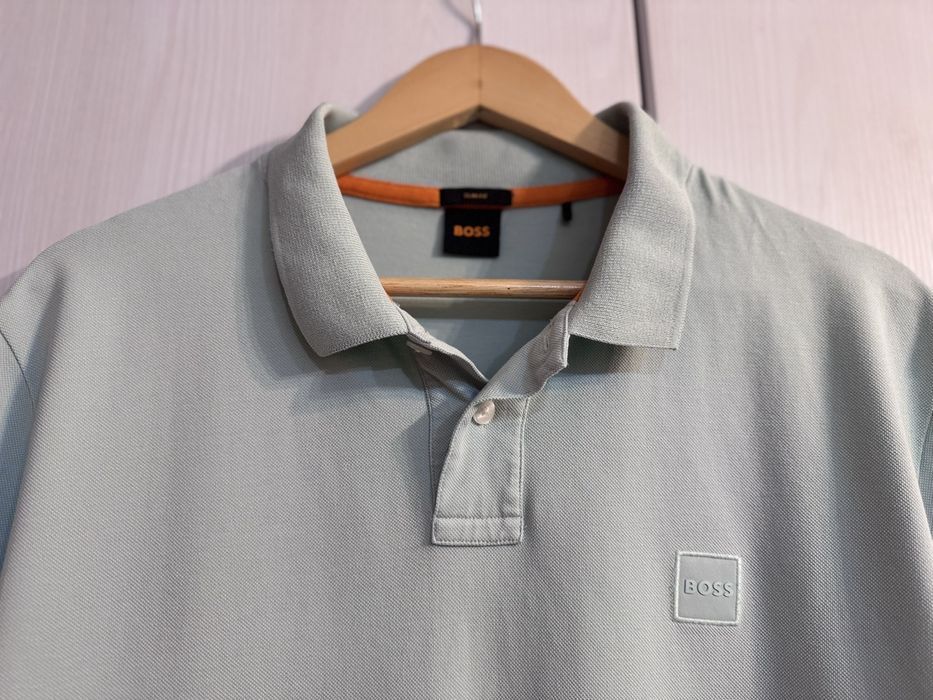 Поло Hugo Boss Original чоловіче mint/mint green