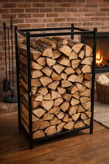 Stojak na drewno kominkowe