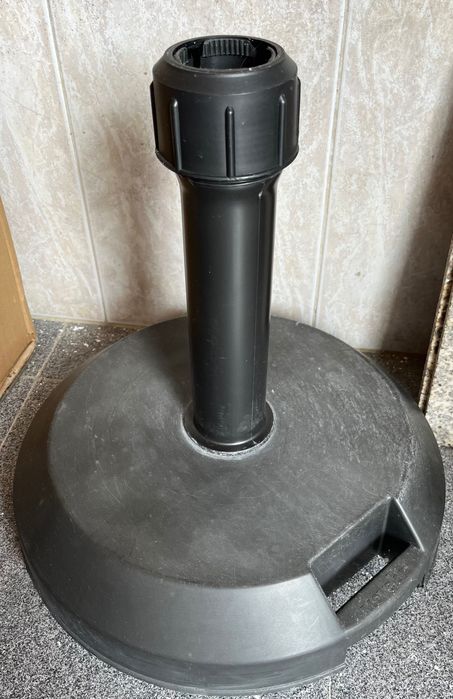 Guarda sol de jardim e base