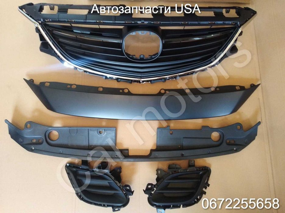 Решетка радиатора накладка заглушка хром молдинг Mazda 6 3 CX5 CX9 CX3